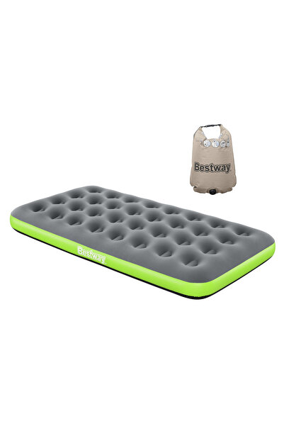 BESTWAY φουσκωτό στρώμα 67619 με 3 σε 1 τρόμπα/μαξιλάρι/τσάντα, μονό, 188x99x...