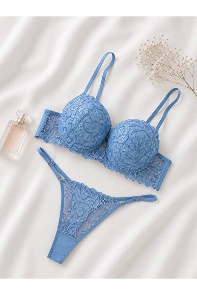 BELLEVRA Padded Lace Sudien Set