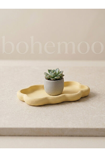 Bohemoo Bulut Dekoratif Takı Tabağı 22 cm | Takı Organizer, Anahtar Tabağı, M...