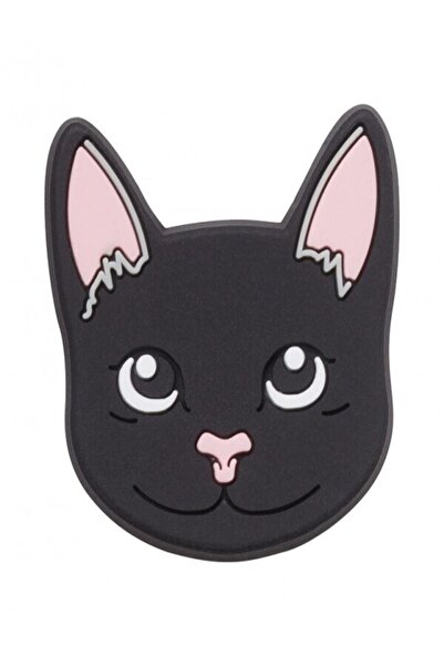 Jibbitz Black Cat Unisex Renkli