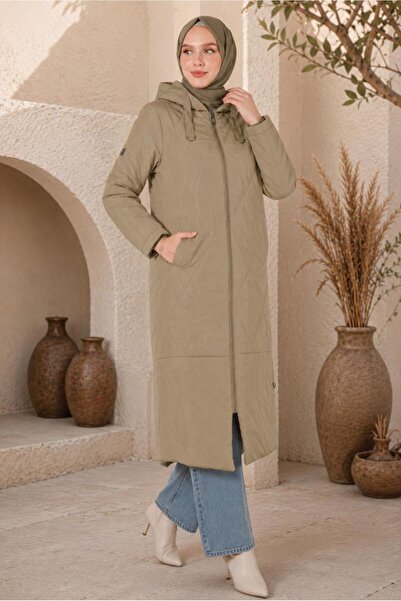 Alvina Drawsting Hooded Inflatable Coat 90320
