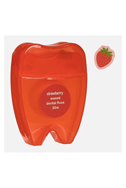 Jumbo Ață Dentară cu Aromă de Căpșuni, 30 m, Curățare Interdentară și Prospețime