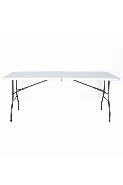 MESTERINO Masa pliabila 4 persoane din otel si HDPE KJC2061, 180x70x74 cm, cu...