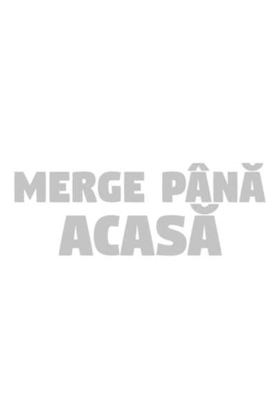 OEM Autocolant auto "Merge pana acasa'', 10cm, Alb