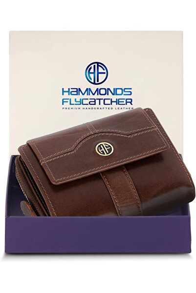 HAMMONDS FLYCATCHER Leather Ladies Wallet for Woman with 14 Card Slots - Blaz...
