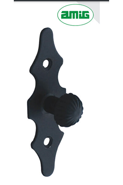 amig 101-6113 Λαβή Θύρας Rustique Μαύρο ματ 92×30mm