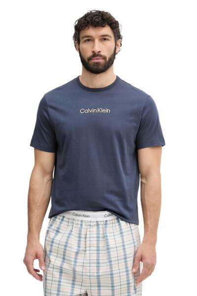Calvin Klein Erkek Lacivert Cotton Classics T-shirt 000NM2748E