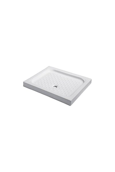 Karag Porcelain Ντουζιέρα ορθογώνια πορσελάνης 72x90x9cm Λευκή