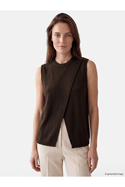 LC Waikiki Peak New Season Women's Knitwear Sweater with Slit Detail