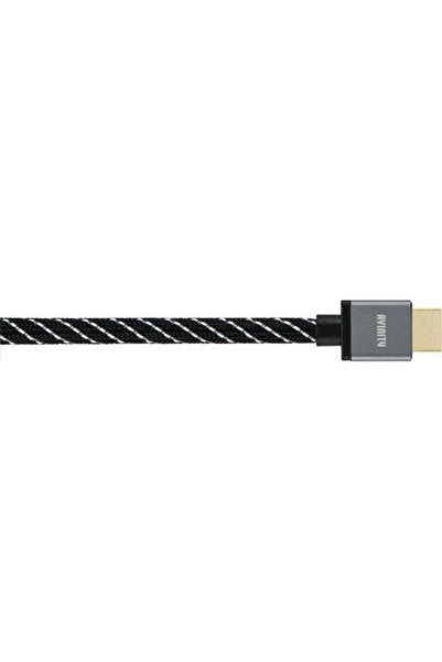 Hama Cablu HDMI 2.0 împletit HDMI tată - HDMI tată 1m Negru Cod: 00127171