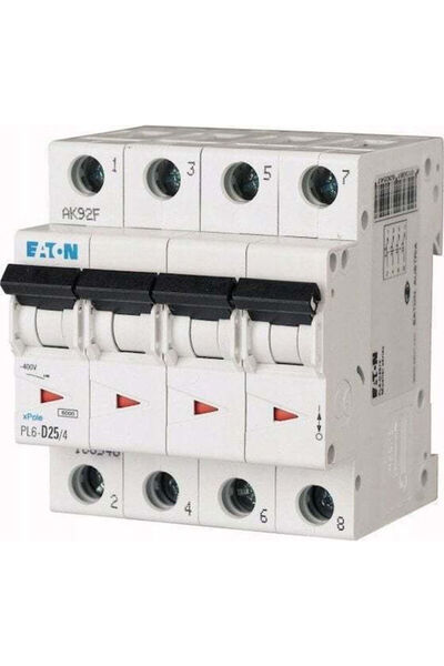 Eaton Disjunctor automat 25A cu patru poli AC 166546