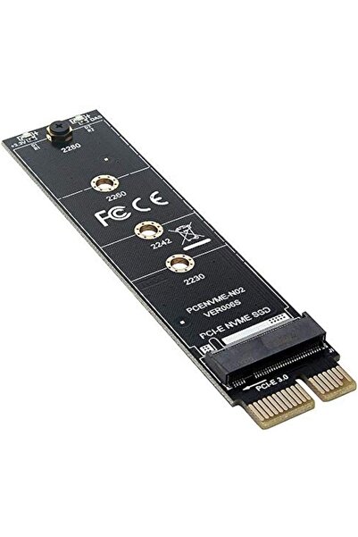 Yıldızan Cfr Shop 4391 M.2 Nvme Ssd Ngff to Pcie 3.0 X1 Adapter m Key Card Co...