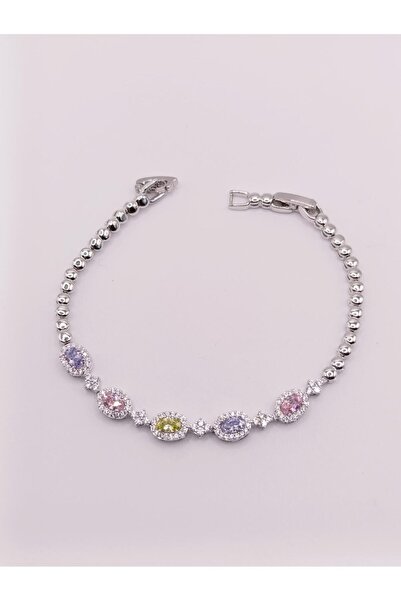 XUPING JEWELRY Xuping, "Pastel Dream" Silver Color Bracelet