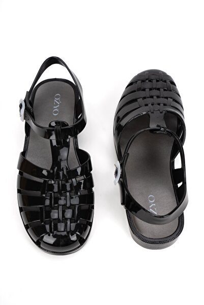 OZYO Medussa Black Sandals