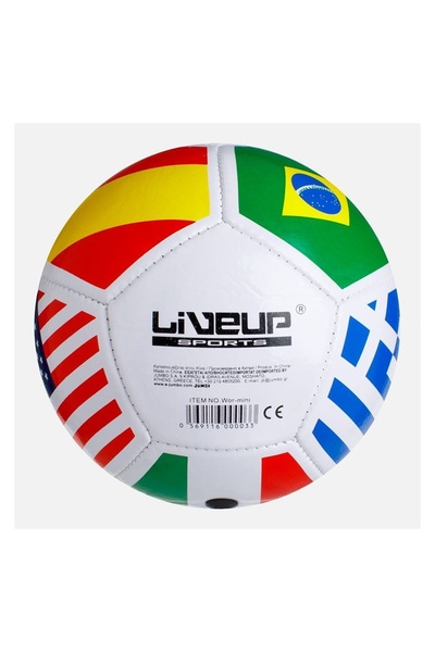 Jumbo Minge de fotbal nr. 2, multicolor, pentru copii, model atractiv, rezist...