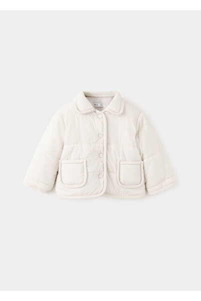 MANGO Baby Cepli kapitone anorak