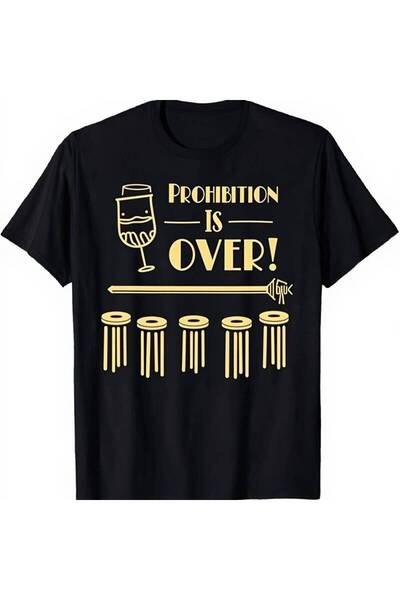 17 seramik The Ban Has Ended.This Black T-Shirt Features Wine Glass Design, S...