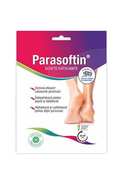 Parasoftin Șosete exfoliante, 1 pereche