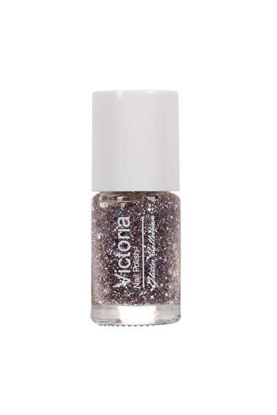 Victoria Ojă clasică pentru unghii, nuanță roz, efect glitter, 6 ml – culoare...
