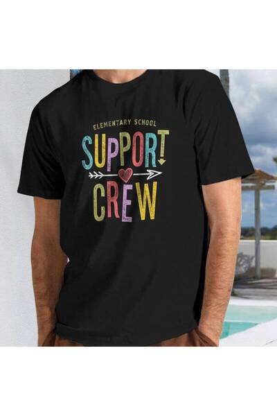 NOURAM Colorful Support Staff Team Idea Premium T-Shirt - Male Tshirt, T Shir...
