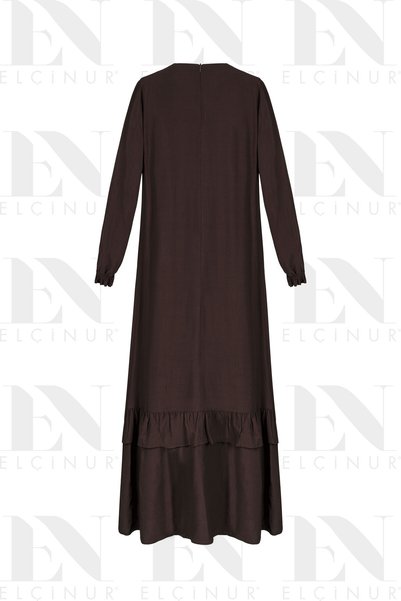 ELÇİNUR 26252 Brooched Pocket Dress