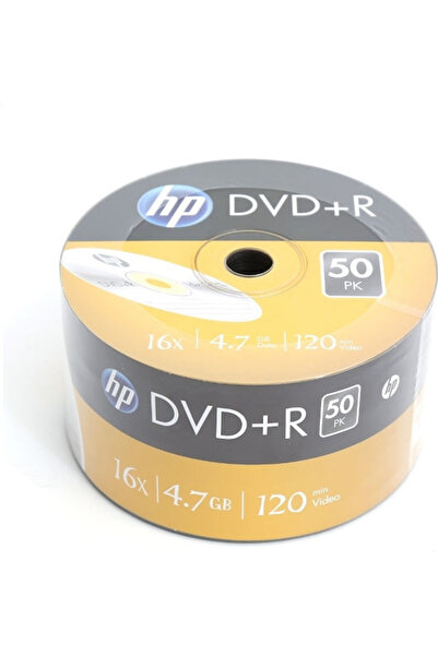 HP DVD+R înregistrabili 16x 4.7GB Cutie tip cake box 50 bucăți Cod: HP1650S+