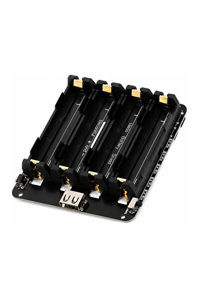 OEM 4'lü Anahtarlı 18650 Lityum Pil Yuvası V8 – Micro USB & Type-C Şarj Girişli