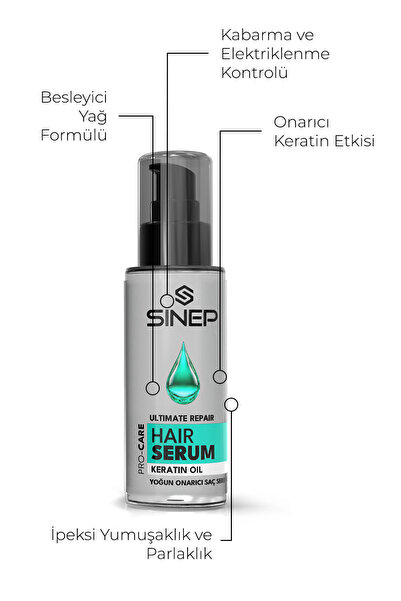 Sinep Hair Serum 75 ml Keratin