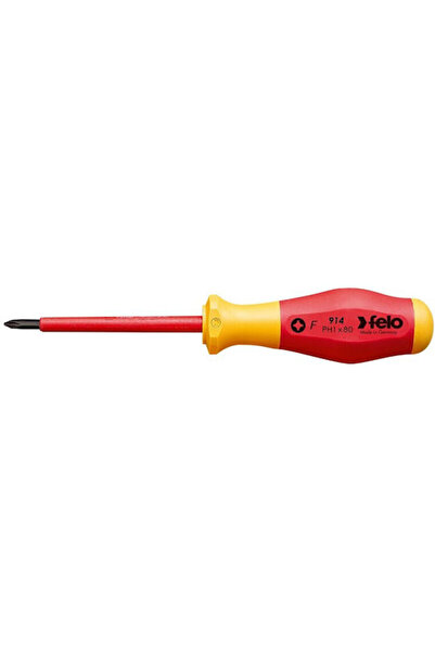 FELO Șurubelniță lungă electrician VDE 1000V, tip cruce: FL91400190