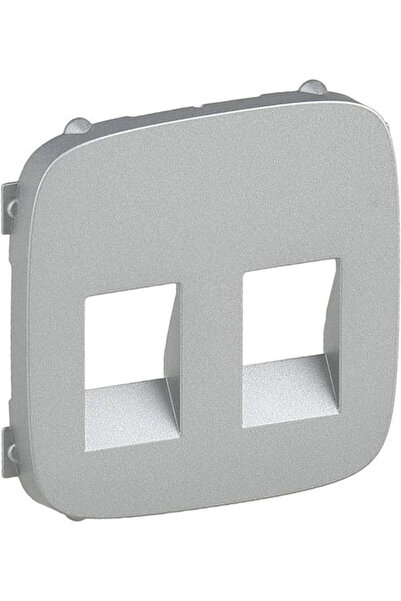 Legrand Priză Multimedia Valena Allure Dublă Frontală Culoare Argintie 755377
