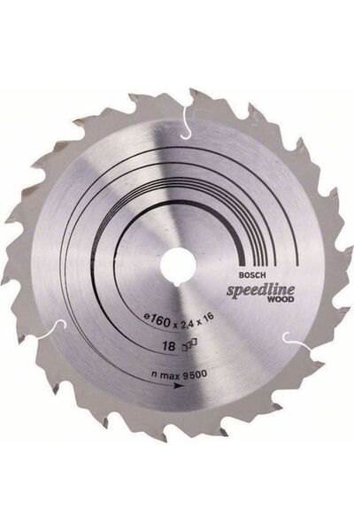 Bosch Lamă de ferăstrău Speedline pentru lemn 160mm Disc de tăiere Diametru g...