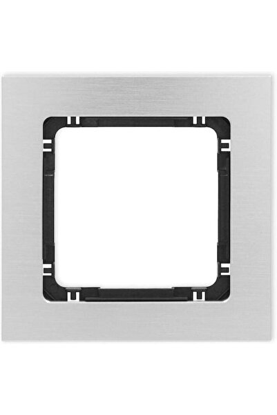 KARLIK Ramă Universală Deco Simplă din Aluminiu Periat, Argintiu, Negru 7-12-...