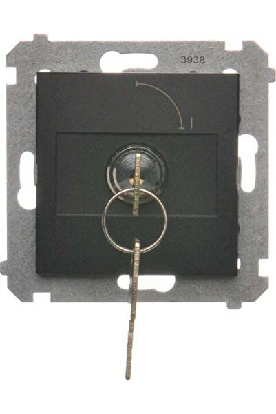 Kontakt-Simon Comutator rotativ cu cheie, cod negru: DW1K.01/49