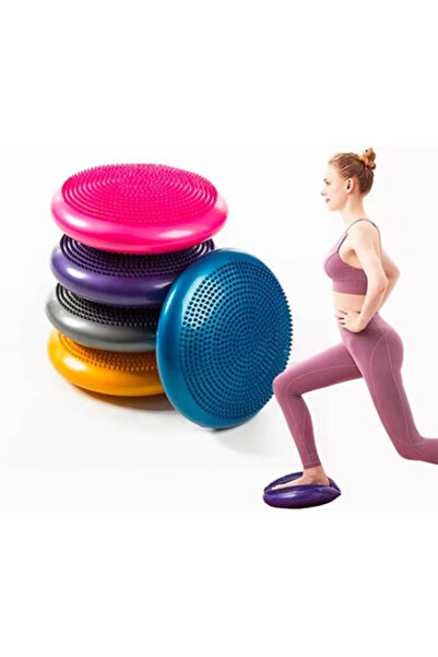Generic Brand Balance Disc - with Spiky Massage Surface - Pilates and Coordination Cushion