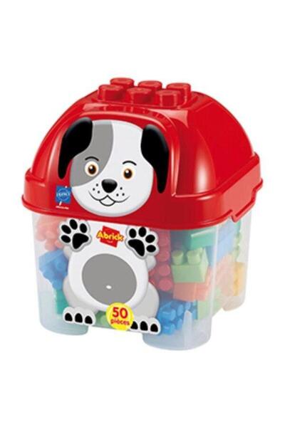 Abrick 50-Piece Multicolor Building Blocks Set