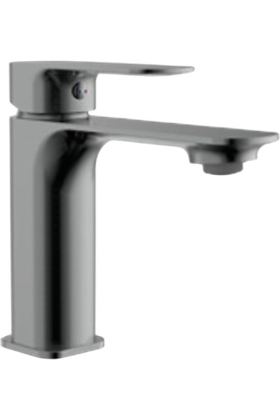 Seramik Hera Gun Metal Lavabo Bataryası