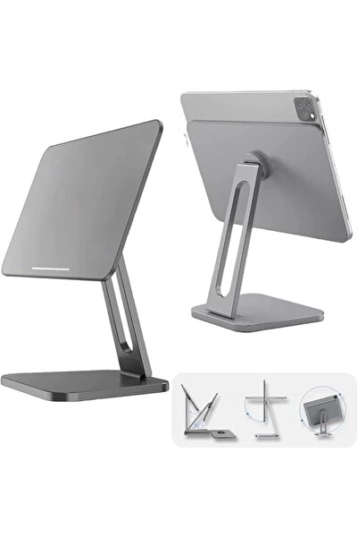 Arabest 360° Rotatable Foldable Magnetic Aluminum Tablet Stand, Height & Angl...