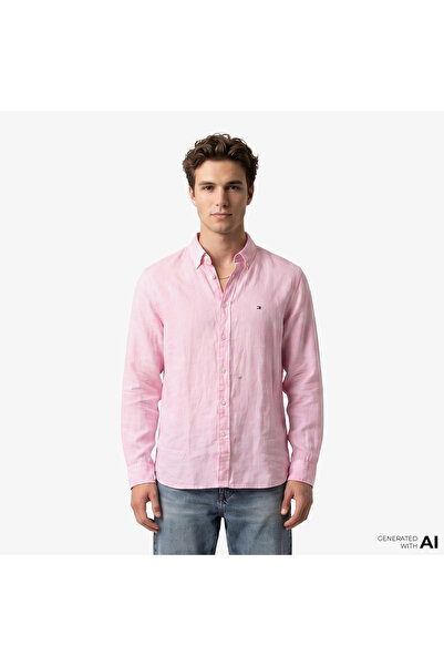Tommy Hilfiger Pigment Dyed Li Soli Men's Shirt