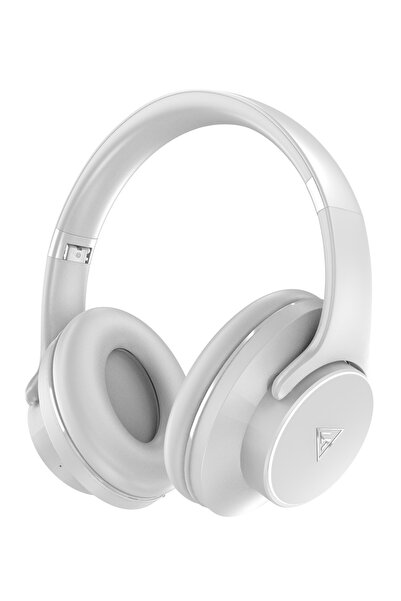 DOQAUS headphones DESIGN 1, ασύρματα & ενσύρματα, Φ40mm, 600mAh, γκρι