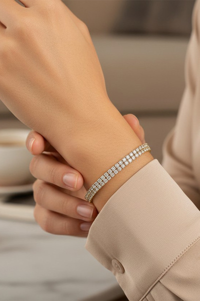XUPING JEWELRY Style Pearl/Xuping Jewelry Miral Zircon Stone Bracelet