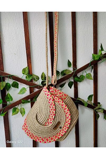 Ckdesign Handmade Sports Straw Crossbody Bag