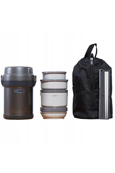 ZOJIRUSHI Set Termos de cina, Zojirushi, 1.23 l, Negru
