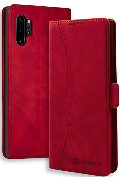 Bodycell Θήκη - Πορτοφόλι Samsung Galaxy Note 10 Plus - Red