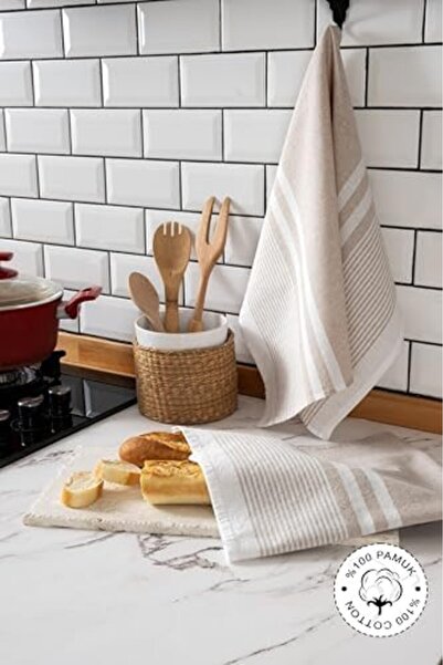 Yıldızan Adn Shop Vionel Home 2-Pack Kitchen Drying Cloth, 100% Cotton, High ...