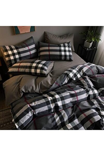 Yıldızan Msa Shop Duvet Cover Set with Elastic Sheet Double Sided 931845