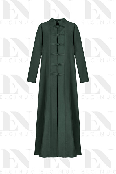 ELÇİNUR 26260 Detailed Pocketed Dress
