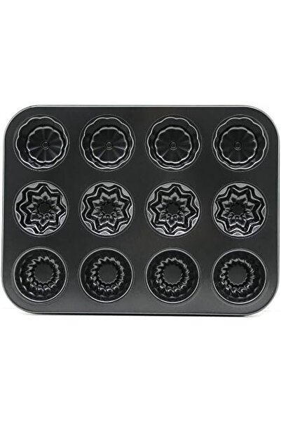 Yıldızan Edl Shop Muffin, Cake Mold 6-Piece, 12-Piece, and 24-Piece (012) Edl...
