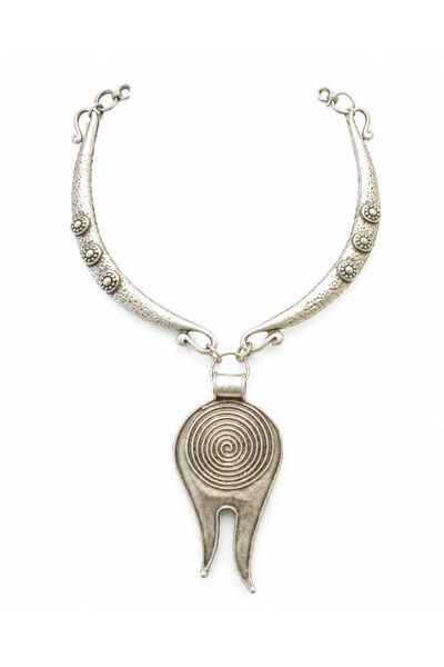 MİLALAZO Vintage Bohemian Ethnic Style Necklace Spiral