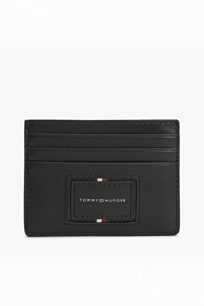 Tommy Hilfiger TH FOUNDATION CC HOLDER Erkek Siyah Cüzdan - AM0AM14504