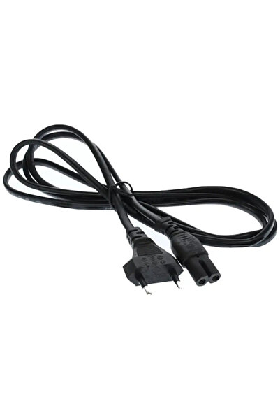 OEM Radio power cable 2pin Euro 1.8m 2x0.75mm black (300)